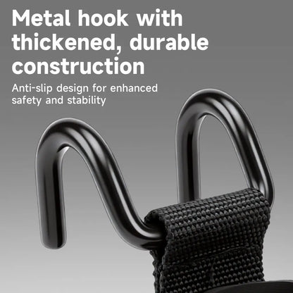 Fitness Essentials Manueklear weight lifting hooks with padded wrist wraps, heavy-duty double metal hooks, adjustable straps for training.