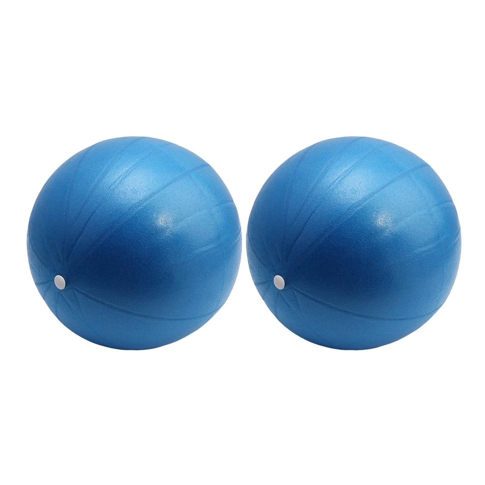 Pink 25cm Fitness Essentials yoga ball used for Pilates, core training, and home workouts, showcasing its vibrant color and size.