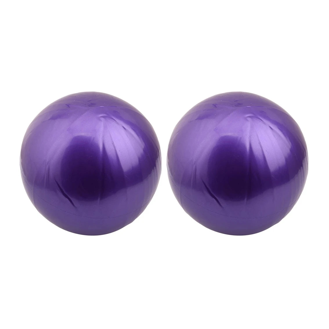 Pink 25cm Fitness Essentials yoga ball used for Pilates, core training, and home workouts, shown on a clean workout space.