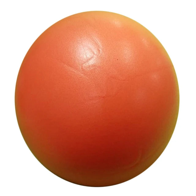 Pink 25cm Yoga Ball from Fitness Essentials, ideal for Pilates, core training, and home workouts with a smooth, inflated surface.