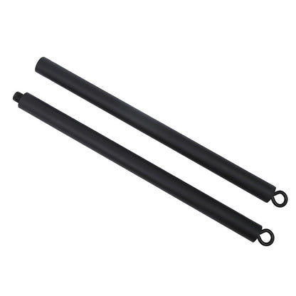 Red removable chest expander resistance band from Fitness Essentials for bench press and strength training exercises.