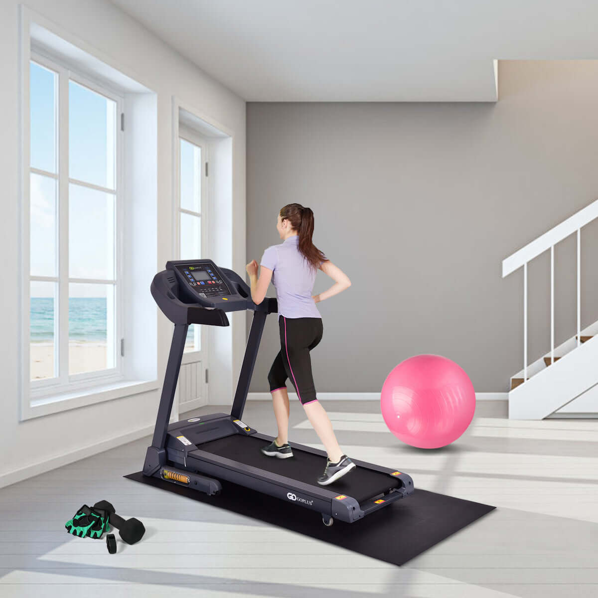 NNECW Floor Protect Exercise Equipment Mat for Home product image 1