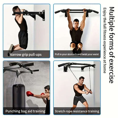 Wall Mounted Pull-Up Bar for Home Fitness-3