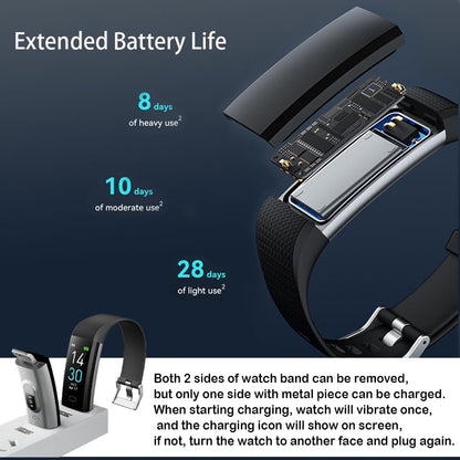 Jawploy fitness tracker smartwatch with heart rate monitor, step counter, calories, sleep monitor, IP68 water resistance for men and women.