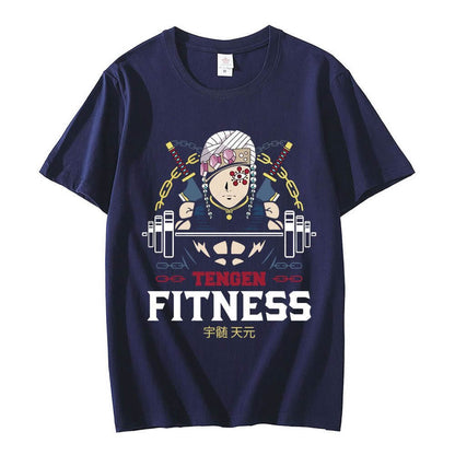 Tengen Uzui Fitness T-Shirt-6