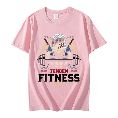 Tengen Uzui Fitness T-Shirt-10