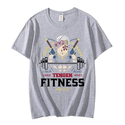 Tengen Uzui Fitness T-Shirt-3