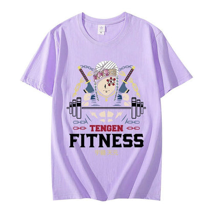Tengen Uzui Fitness T-Shirt-8