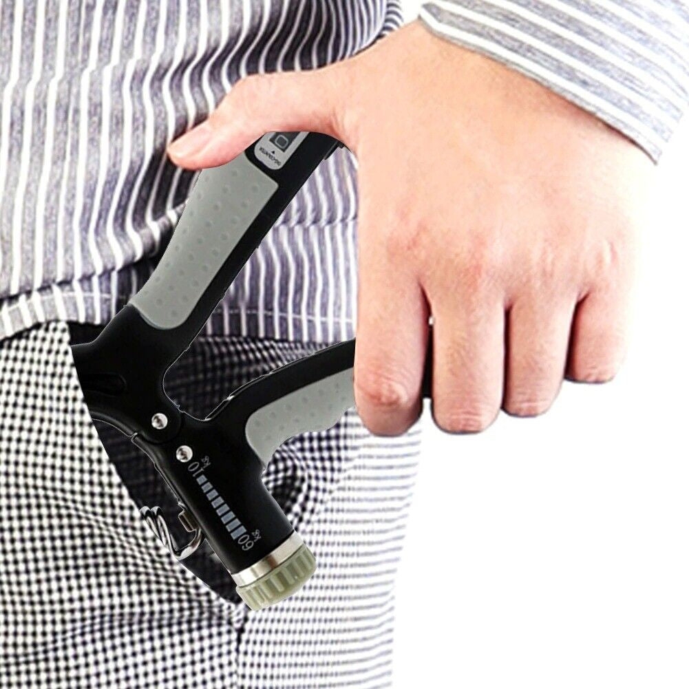 Black hand grip strength trainer by My Store 2, adjustable power gripper for grip strength and gym exercises.