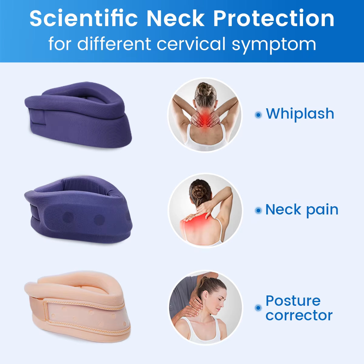 My Store 2 NeckGuard Pro™ cervical support brace for pain relief, posture correction, and recovery, shown in a comfortable fit.