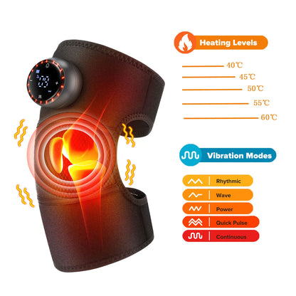 My Store 2 ThermaRelief™ electric heated shoulder and knee massager with vibration for soothing pain relief and muscle relaxation.