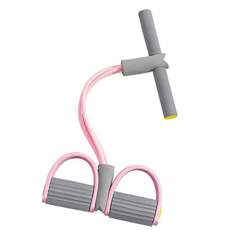 Pink and grey Total Body Shaper™ 4-Tube Resistance Reformer from My Store 2, designed for full-body workout and resistance training.