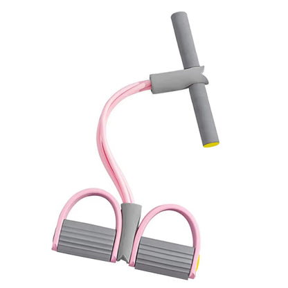 Pink and grey Total Body Shaper™ 4-Tube Resistance Reformer from My Store 2, designed for full-body workout and resistance training.