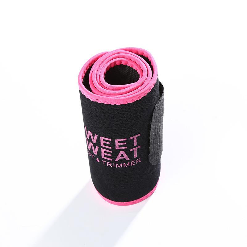 Pink My Store 2 waist trimmer shapewear designed for workouts, featuring adjustable compression for a slimming fit.