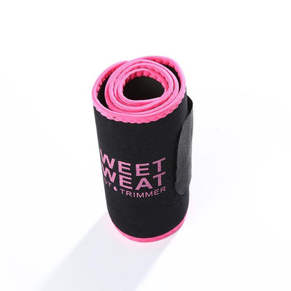 Pink My Store 2 waist trimmer shapewear designed for workouts, featuring adjustable compression for a slimming fit.
