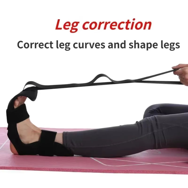 Red Yoga Foot Stretching Band from My Store 2, designed for flexibility exercises and foot stretching routines.