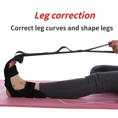 Red Yoga Foot Stretching Band from My Store 2, designed for flexibility exercises and foot stretching routines.