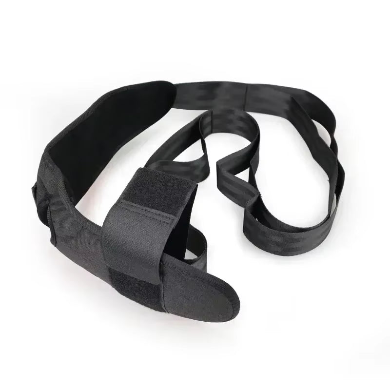 Red yoga foot stretching band from My Store 2, designed for flexibility exercises and foot stretching routines.