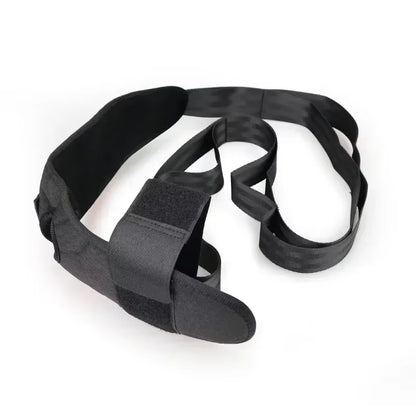 Red yoga foot stretching band from My Store 2, designed for flexibility exercises and foot stretching routines.