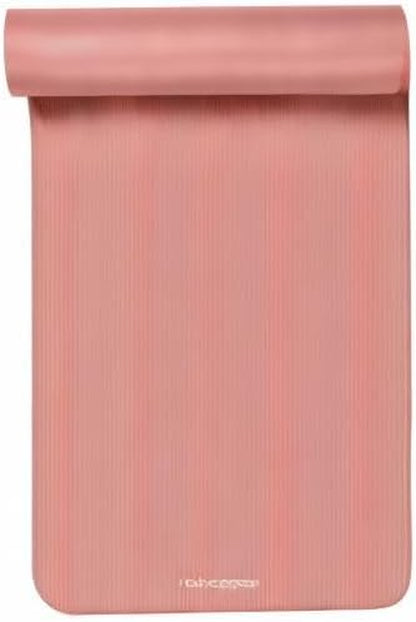 My Store 2 Solana yoga mat with nylon strap, 72x24 inches, thick 1/2 inch non-slip surface for Pilates and fitness exercises.