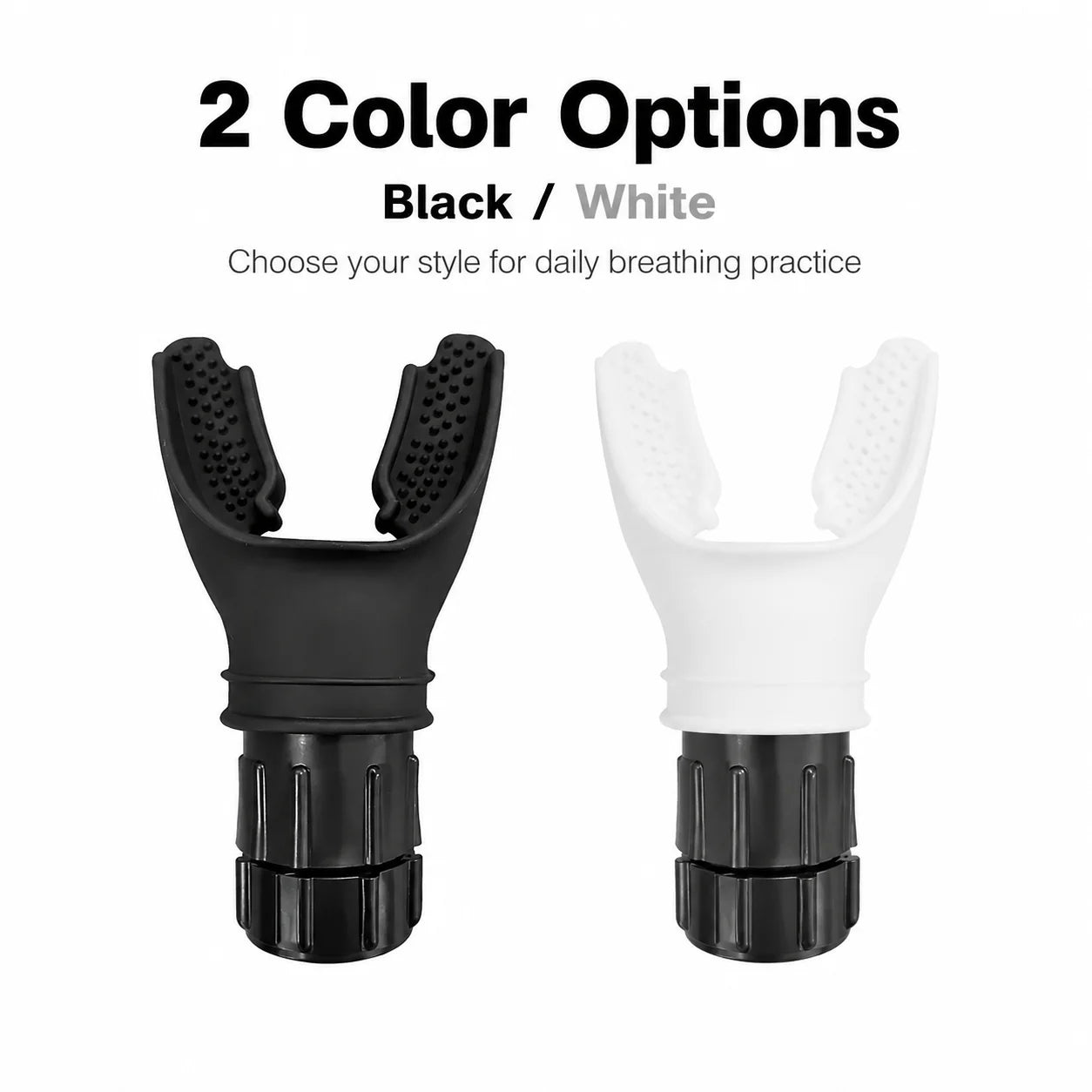 AirBoost Pro™ advanced breathing trainer from My Store 2, white device designed to strengthen lungs and enhance peak performance.