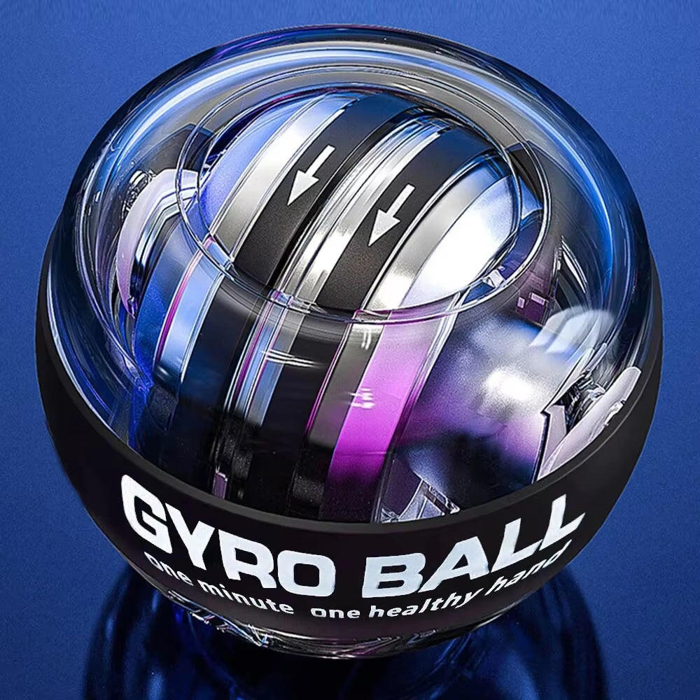 My Store 2 GyroForce LED Power Wrist Ball with five-color light, designed for strength training and portable fitness lighting.