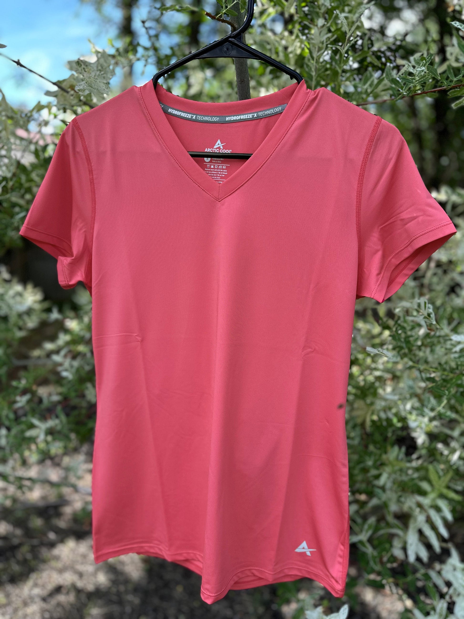 Women'S Cooling V-Neck Short Sleeve T-Shirt