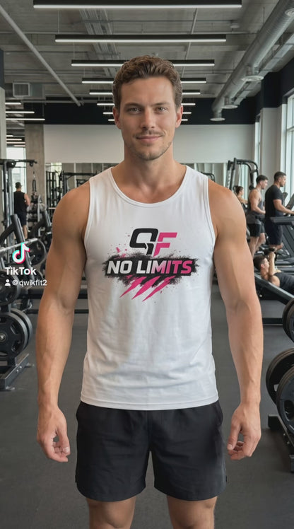 No Limits Tank Top — SF Graphic Athletic Sleeveless Shirt