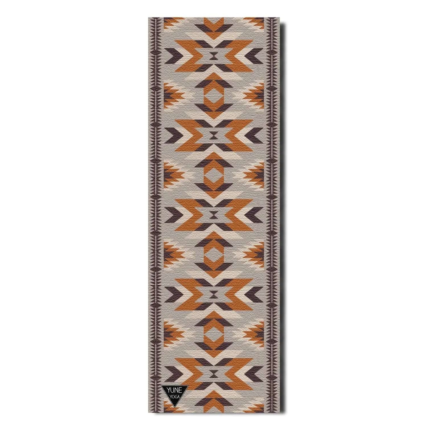 Teton Canyon Yoga Mat – 6 mm Extra Thick, Double-Sided Non-Slip, Eco-Friendly PER with Multi-Color Canyon Stripe Design | Yune Yoga-1