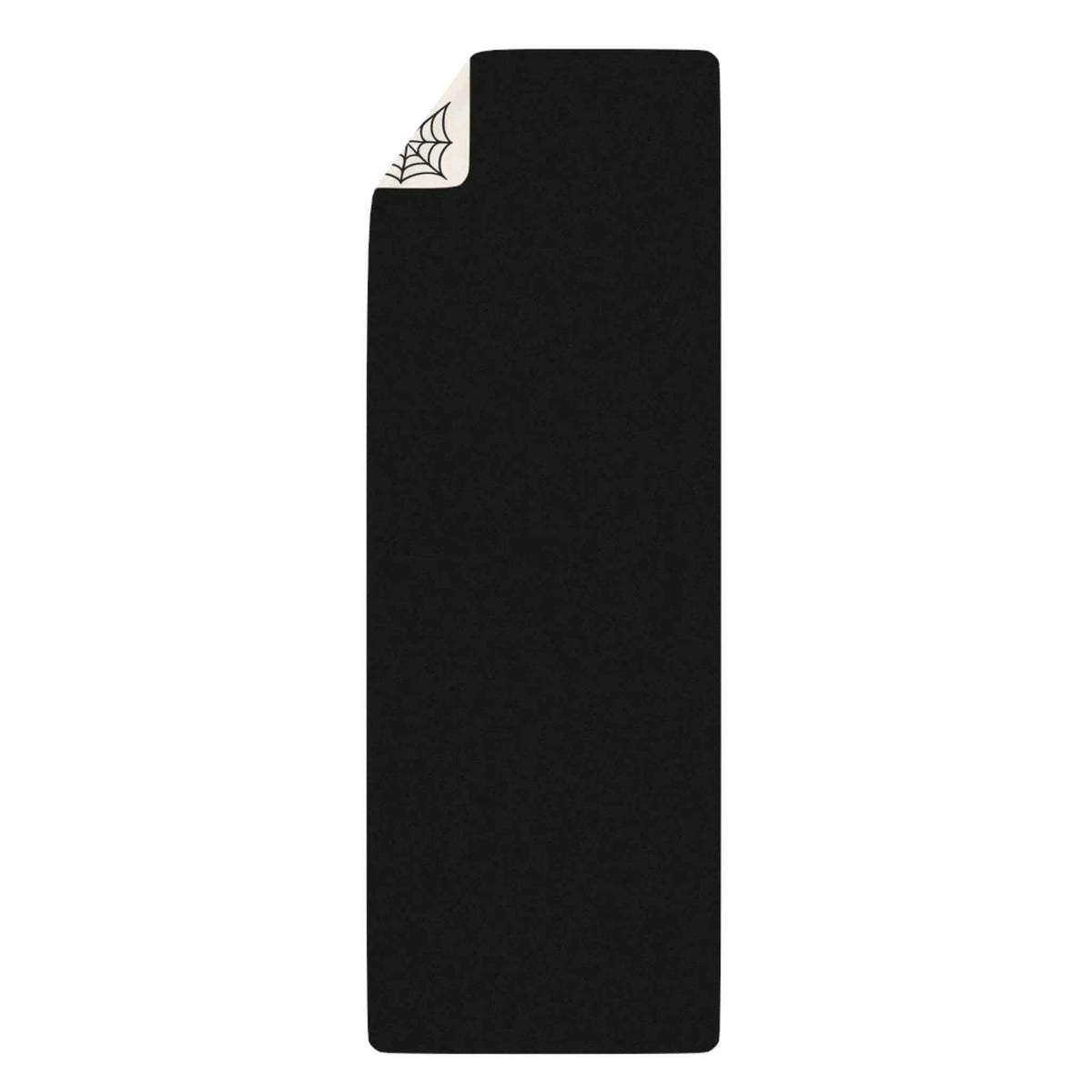 Black Cat Yoga Mat designed for comfort and stability during workouts, featuring a lightweight and practical design.
