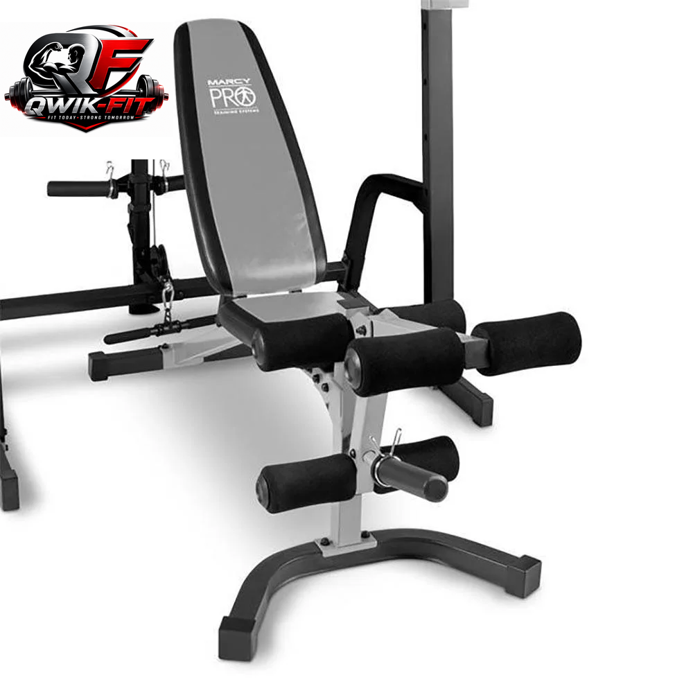 Marcy Deluxe Home Gym System with Weight Lifting Bench - Ultimate Fitness Solution