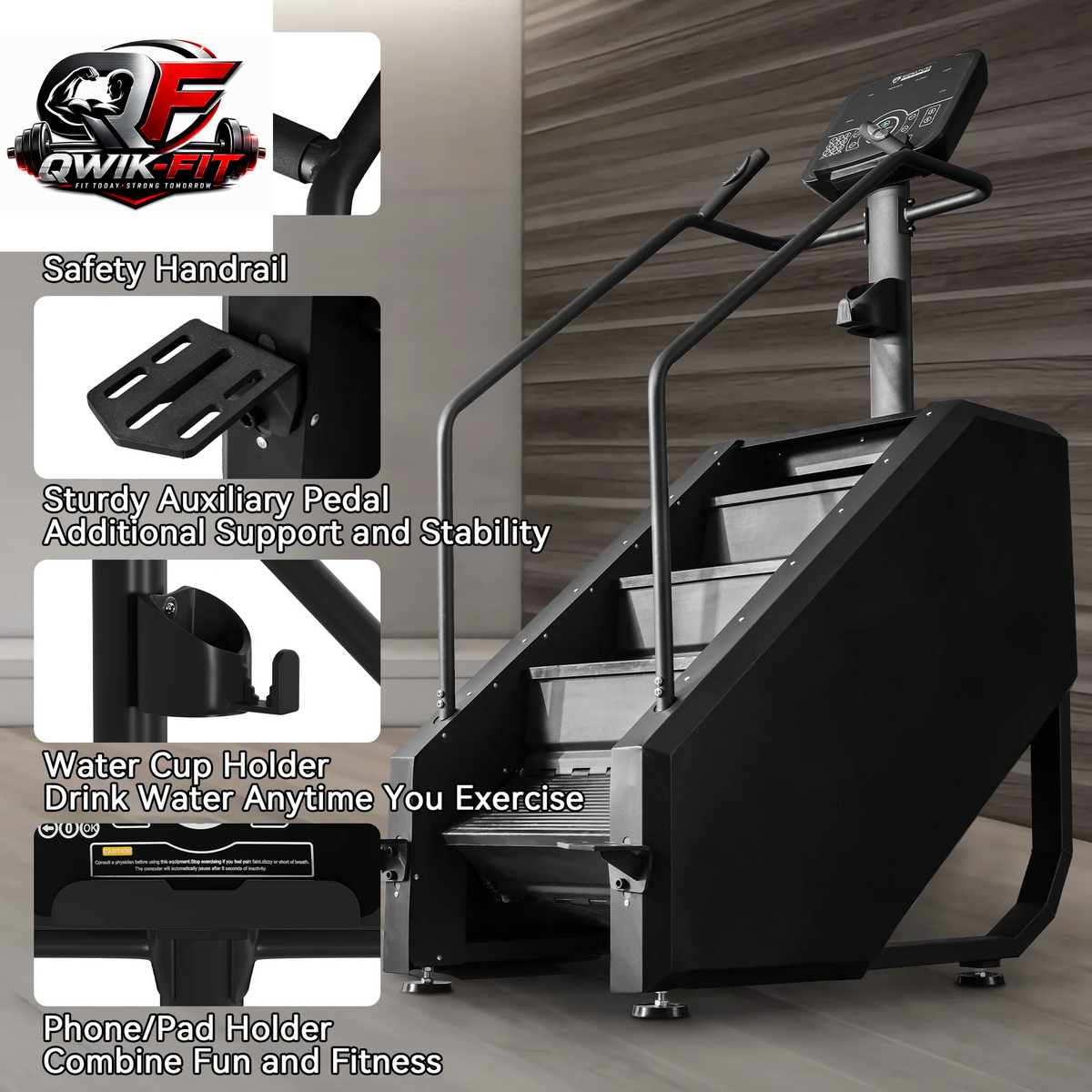 Balancefrom Commercial Grade Stair Climber Machine for Ultimate Cardio and Lower Body Workouts