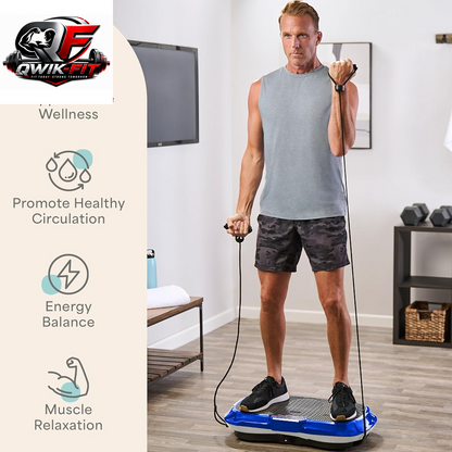 LifePro Waver Vibration Plate Exercise Machine with 99 Speeds, 10 Programs, Resistance Bands and 330 lb Capacity