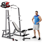 Marcy Deluxe Home Gym System with Weight Lifting Bench - Ultimate Fitness Solution