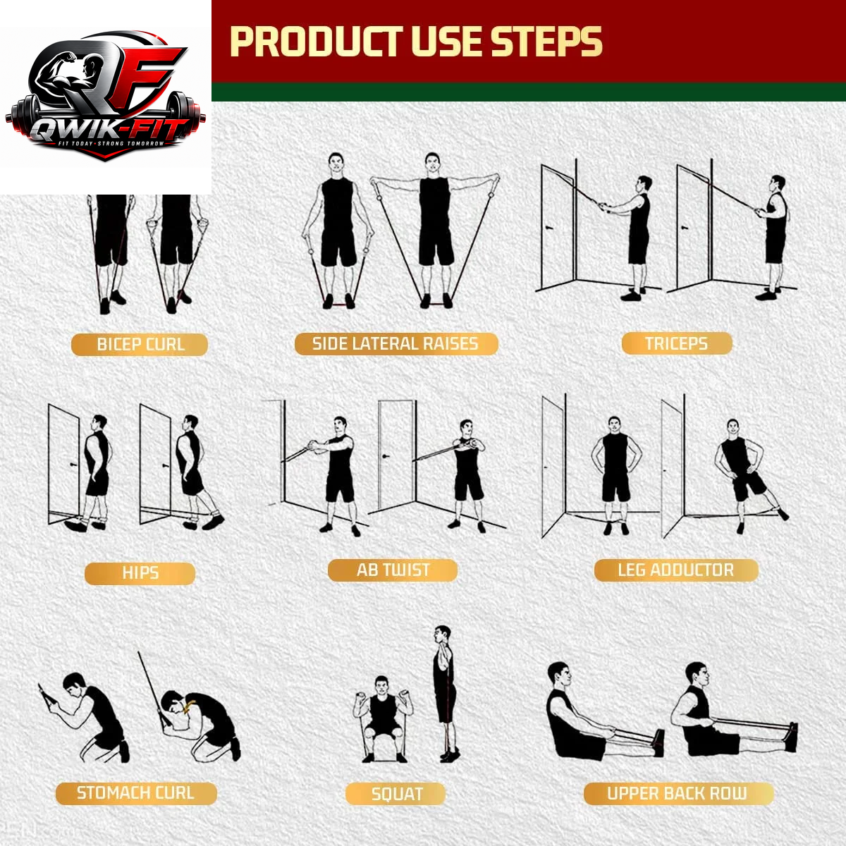 Ultimate Resistance Bands Set with Handles - Perfect for Home Workouts, Strength Training & Fitness for Men and Women