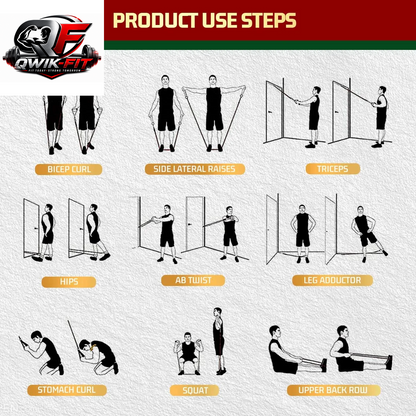 Ultimate Resistance Bands Set with Handles - Perfect for Home Workouts, Strength Training & Fitness for Men and Women