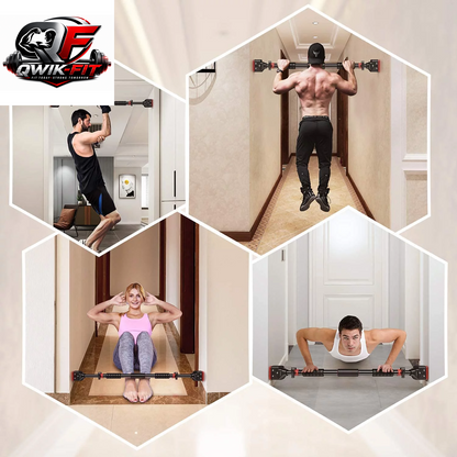 Doorway Chin up Bar Pull up Bar Exercise 28"-36" Doors Screw Less Press Fit