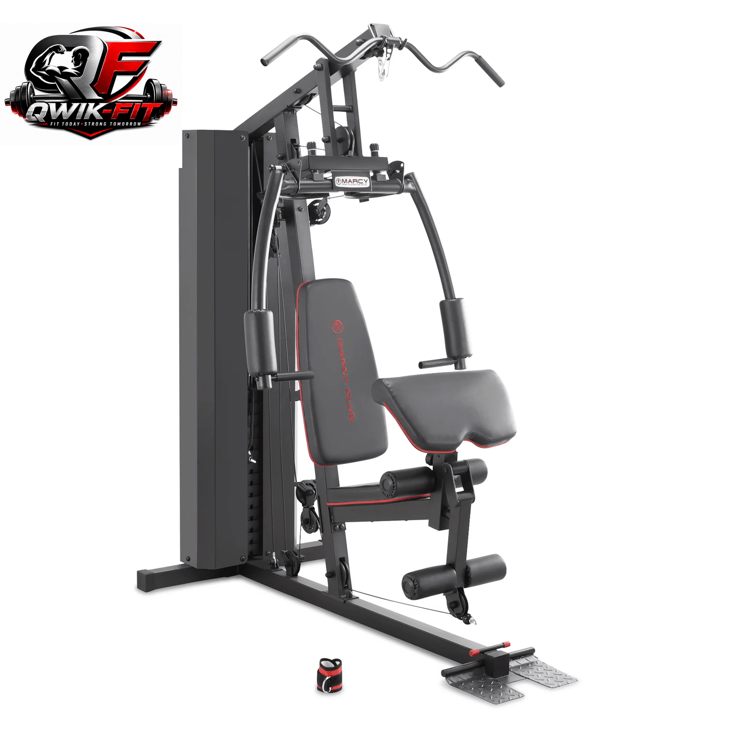 MKM-81010 Dual-Function Home Gym System with 200 lb Weight Stack