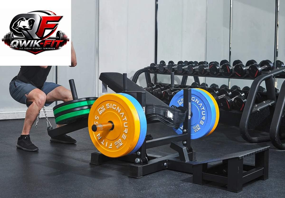 Maximize Your Glute Gains with the Signature Fitness Plate-Loaded Hip Thrust Machine - Sturdy Steel Frame, 176.37 lbs Capacity, Sleek Black Design
