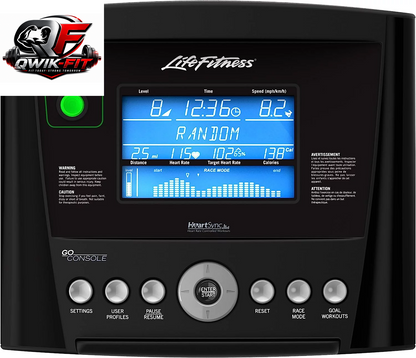 E3 Cross Trainer Elliptical Exercise Machine with Go Console