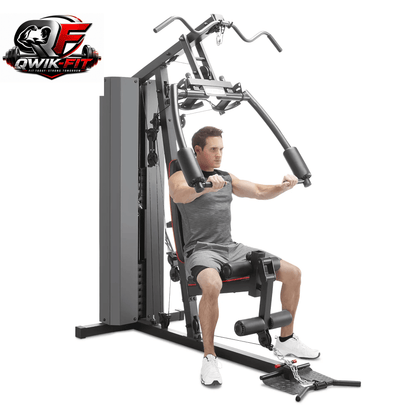 MKM-81010 Dual-Function Home Gym System with 200 lb Weight Stack