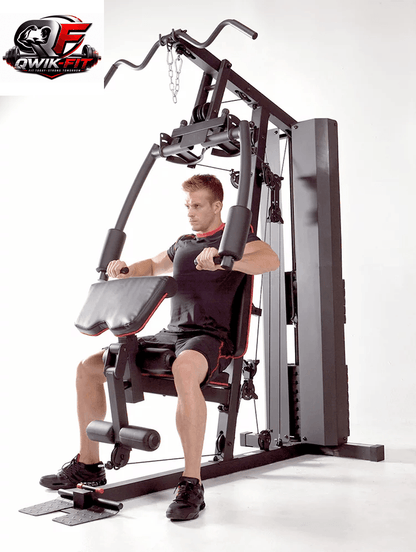 MKM-81010 Dual-Function Home Gym System with 200 lb Weight Stack