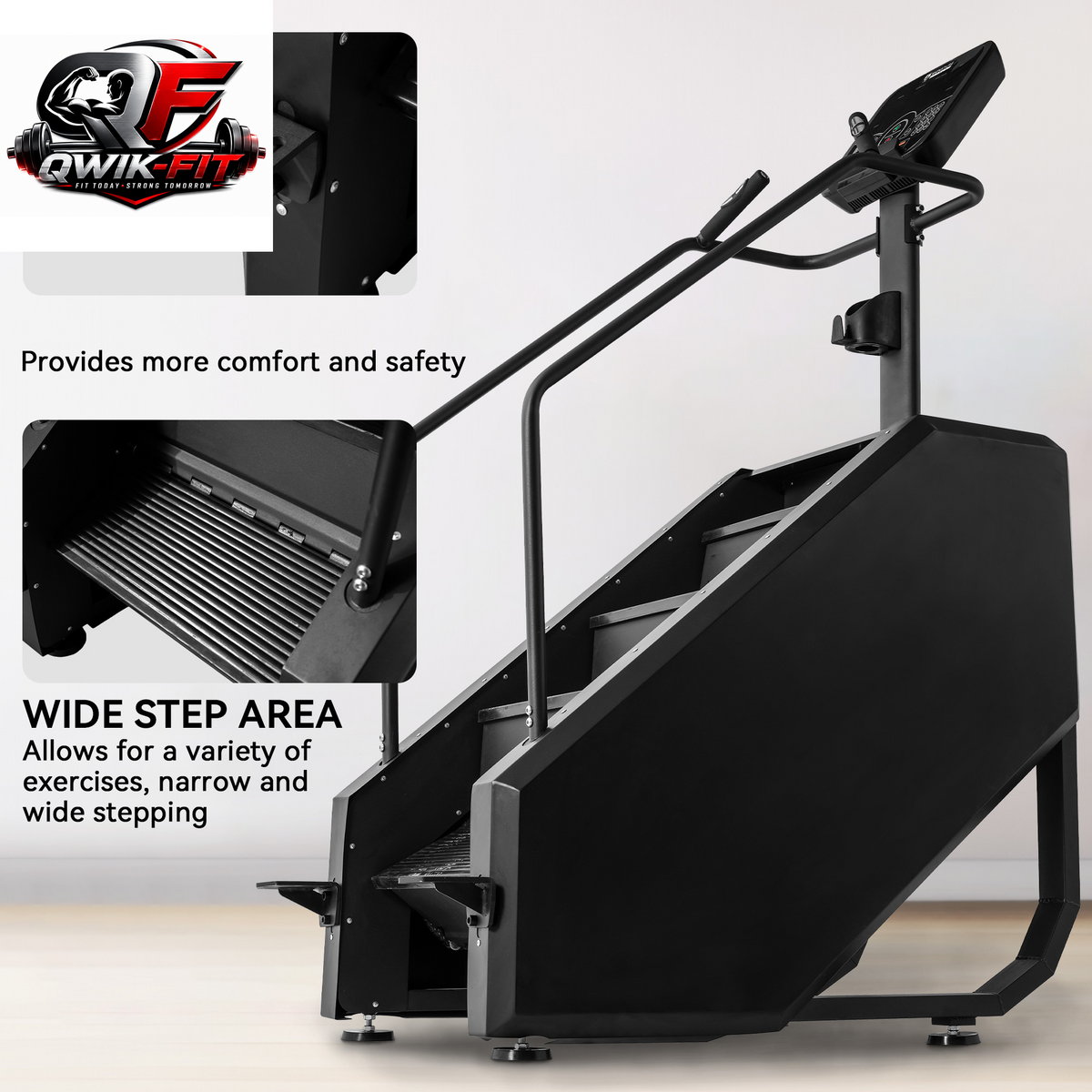 Balancefrom Commercial Grade Stair Climber Machine for Ultimate Cardio and Lower Body Workouts