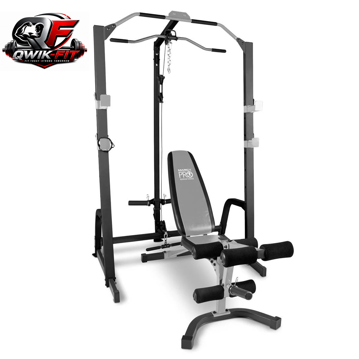 Marcy Deluxe Home Gym System with Weight Lifting Bench - Ultimate Fitness Solution