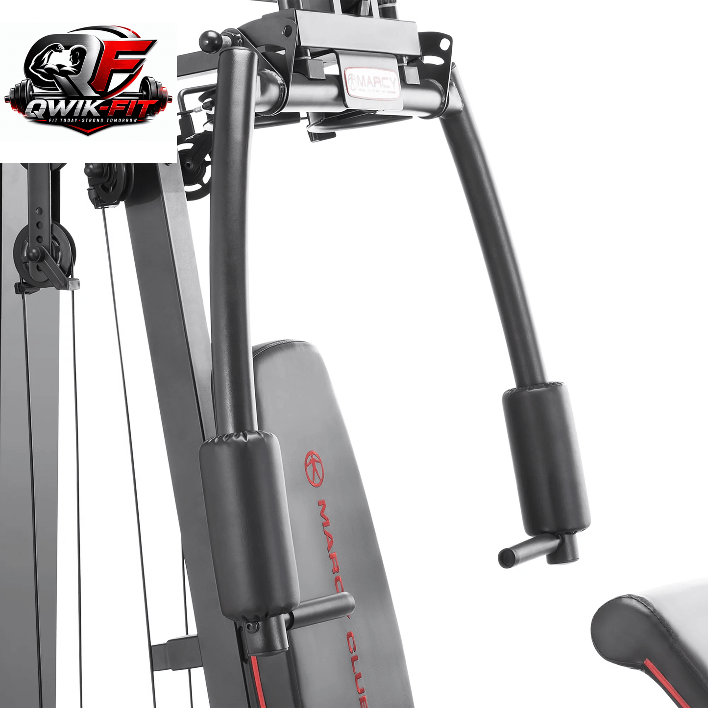 MKM-81010 Dual-Function Home Gym System with 200 lb Weight Stack
