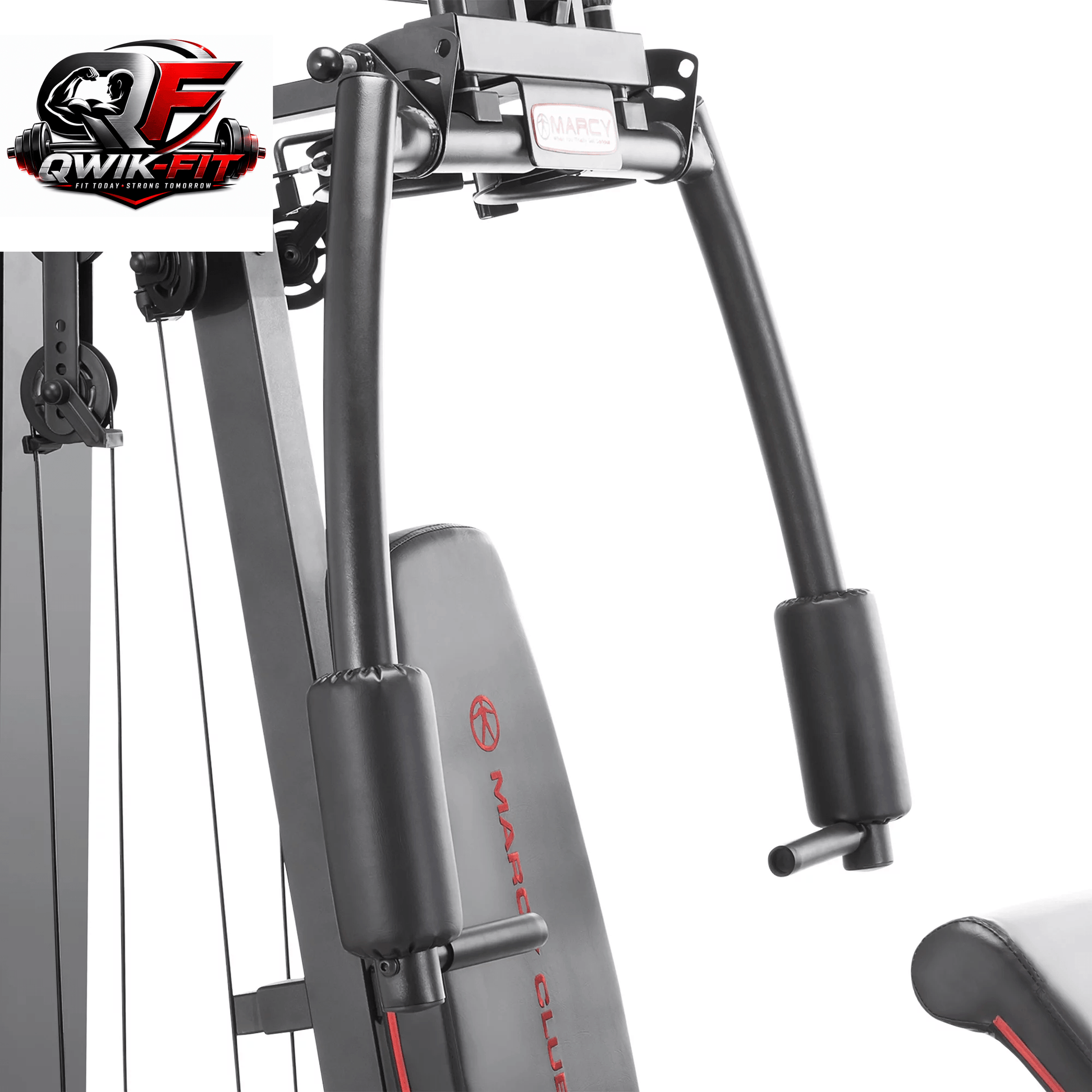 MKM-81010 Dual-Function Home Gym System with 200 lb Weight Stack