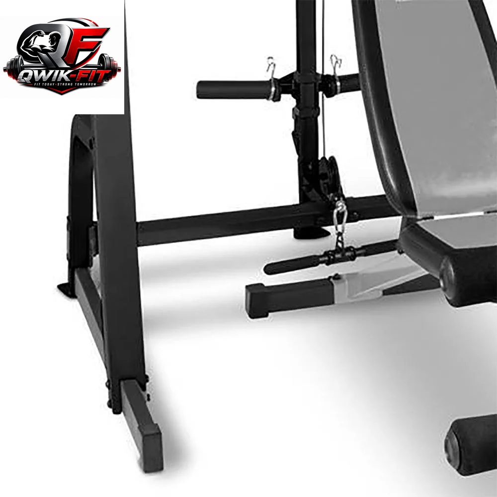 Marcy Deluxe Home Gym System with Weight Lifting Bench - Ultimate Fitness Solution