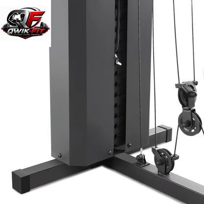 MKM-81010 Dual-Function Home Gym System with 200 lb Weight Stack
