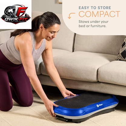 LifePro Waver Vibration Plate Exercise Machine with 99 Speeds, 10 Programs, Resistance Bands and 330 lb Capacity