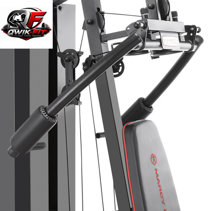 MKM-81010 Dual-Function Home Gym System with 200 lb Weight Stack